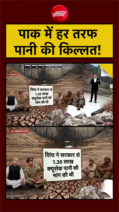 पाकिस्तान में पानी पर हाहाकार! हर तरफ किल्लत, हालात बेकाबू