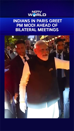 PM Modi In France | Indians In Paris Greet PM Modi Ahead Of Bilateral Meetings
