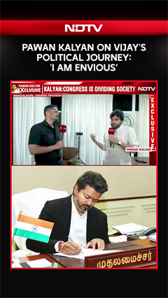 Pawan Kalyan Interview | Pawan Kalyan On Vijay's Political Rise: 'I Was Envious Of That Smooth Journey'