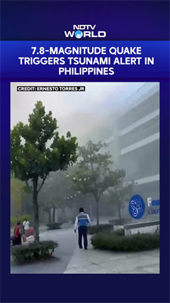 7.8-Magnitude Quake Triggers Tsunami Alert In Southern Philippines