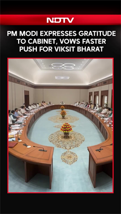 PM Modi Thanks Cabinet Colleagues, Reaffirms Viksit Bharat Mission