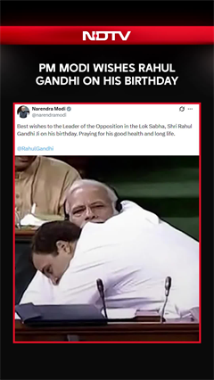 PM Modi wishes Rahul Gandhi on his birthday