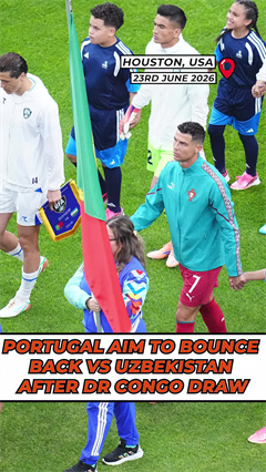FIFA World Cup 2026 | Portugal Vs Uzbekistan | Ronaldo Becomes First Player To Score Brace In 6 WC