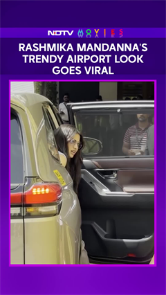 Rashmika Mandanna's Trendy Airport Look Goes Viral