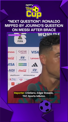 Video: 'Doesn't Make Sense': Ronaldo Appeared Miffed By Reporter's Question On Messi