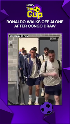FIFA World Cup | Frustrated Cristiano Ronaldo Leaves Stadium Alone After Portugal vs Congo Draw