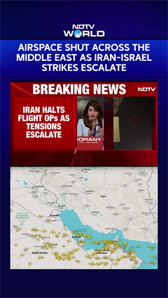 Iran Suspends Flights, Iraq And Syria Close Airspace After Fresh Strikes