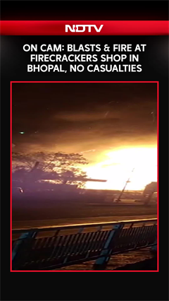 Several Blasts & Massive Fire At A Firecrackers Shop In Bhopal, No Casualties Reported