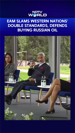 EAM Jaishankar Slams Western Nations' 'Double Standards', Defends India's Russian Oil Imports