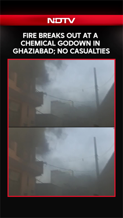 Uttar Pradesh News | Fire Erupts In A Chemical Godown In Ghaziabad, No Casualties Reported