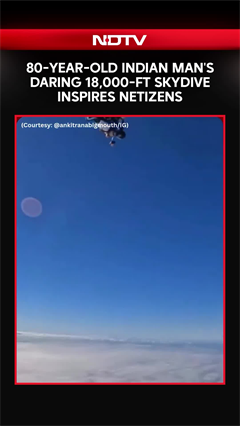 "Darta Kaun Hai?" Indian Grandfather's Daring 18,000-Feet Skydive In Australia Inspires Internet