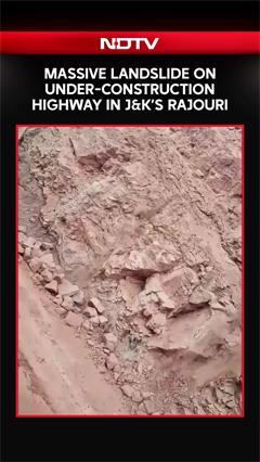 Jammu And Kashmir News | Landslide On Under-Construction Highway In Rajouri
