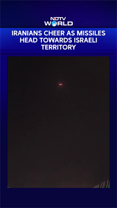 Iran Strikes Israel: Iranians Cheer As Missiles Head Towards Israeli Territory