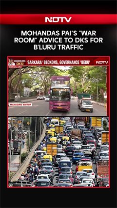 MohanDas Pai's 'War Room' Advice To DK Shivakumar To Manage The Bengaluru Traffic