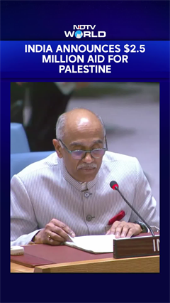 India Announces $2.5 Million Aid For Development Projects In Palestine