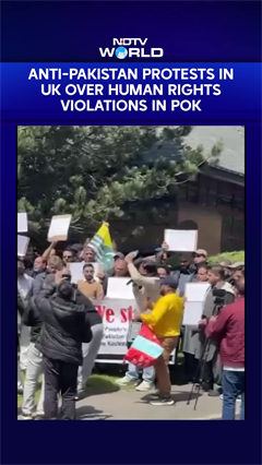 Anti-Pakistan Protest In UK Over Human Rights Violations In PoK