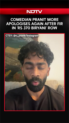 Pranit More Apologises Again After FIR In 'Rs 370 Biryani' Row, Internet Reacts: "Sab Bhool Jaaenge"