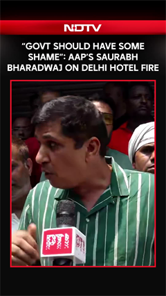 "Govt Should Have Some Shame": AAP's Saurabh Bharadwaj On Delhi Fire Tragedy