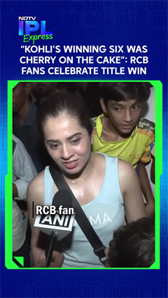"Virat Kohli's Winning Six Was Cherry On The Cake": RCB Fans Celebrate 2nd IPL Trophy Win
