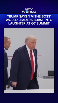 Donald Trump's 'I'm The Boss' Joke Sends Leaders At G7 Summit Bursting Into Laughter