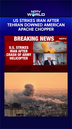 US Strikes Iran After Tehran Downs American Apache Chopper
