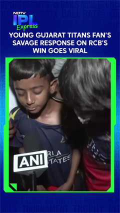 Young Gujarat Titans Fan's Savage Response On RCB's Win Goes Viral