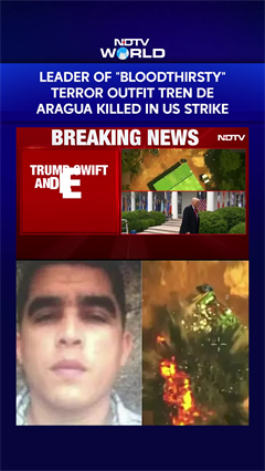 Tren De Aragua | US Leader Of "Bloodthirsty" Terror Outfit Tren De Aragua Killed In US Strike
