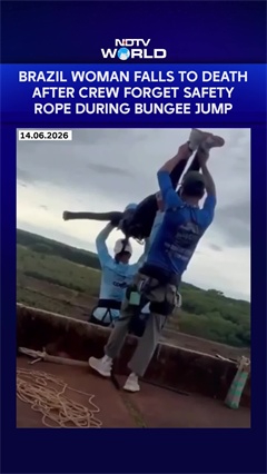 Woman Falls To Death After Crew Forget Safety Rope During Bungee Jump