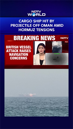 Cargo Ship Hit By Projectile Off Oman Amid Strait Of Hormuz Tensions