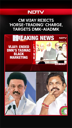CM Vijay Rejects 'Horse-Trading' Charge, Targets DMK-AIADMK