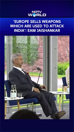 EAM Jaishankar Hits Out At European Nations: "Europe Sells Weapons Which Are Used To Attack India"