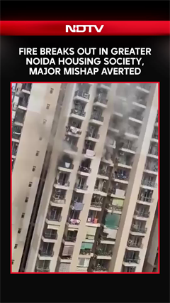 Fire Breaks Out in Greater Noida Housing Society, Major Tragedy Averted