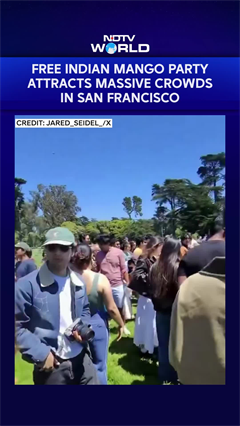 Free Indian Mango Party Attracts Massive Crowds In San Francisco: "Incredible Vibes"