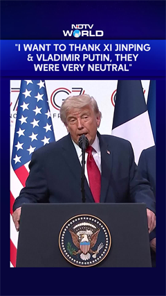 Trump On Iran War | "I Want To Thank Xi Jinping & Vladimir Putin, They Were Very Neutral": Trump
