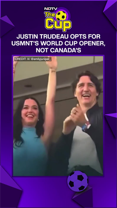 Justin Trudeau Watches World Cup Opener in USA, Not Canada