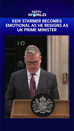 Keir Starmer Becomes Emotional As He Resigns As UK Prime Minister | Farewell Speech
