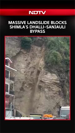 Shimla Landslide: Dhalli&ndash;Sanjauli Bypass Shut After Huge Mudslide