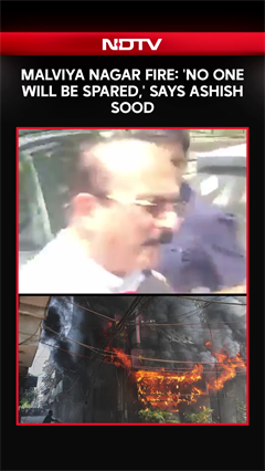 Malviya Nagar Fire: 'No One Will Be Spared,' Says Ashish Sood