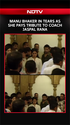 Manu Bhaker In Tears While Paying Tribute To Coach Japsal Rana