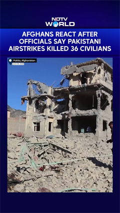 Afghans React After Officials Say Pakistani Airstrikes Killed 36
