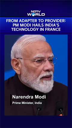 From Adapter To Provider: PM Modi Hails India&rsquo;s Technology In France