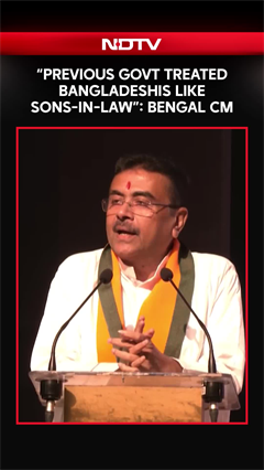 West Bengal | 'Previous Government Treated Bangladeshis Like Sons-In-Law': CM Suvendu Adhikari