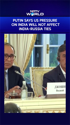 Putin Says US Pressure Won&rsquo;t Affect India-Russia Ties, Calls India Reliable Partner