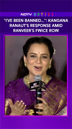 "I've Been Banned By Everybody": Kangana Ranaut On Ranveer Singh's Row