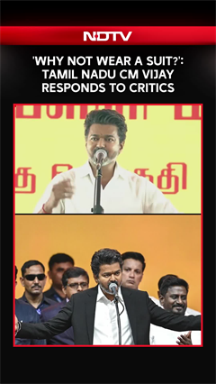 Tamil Nadu News | 'Why Not Wear A Suit?': Tamil Nadu CM Vijay Responds To Critics