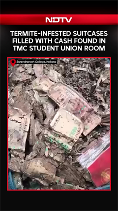 Suitcases of Termite-Infested Cash Found in TMC Student Union Room in Kolkata College