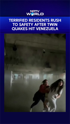 Venezuela Earthquake | Terrified Residents Rush to Safety After Twin Quakes Hit Venezuela