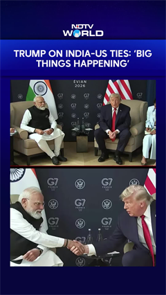 Donald Trump After Meeting PM Modi: "A Lot of Things Are Happening Between India and US"