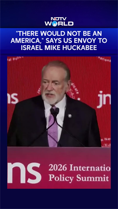"There Would Not Be An America": US Envoy To Israel Mike Huckabee's Remark Sparks Attention