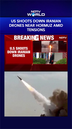 US Iran War Latest | US Shoots Down Iranian Drones Near Hormuz Amid Tensions